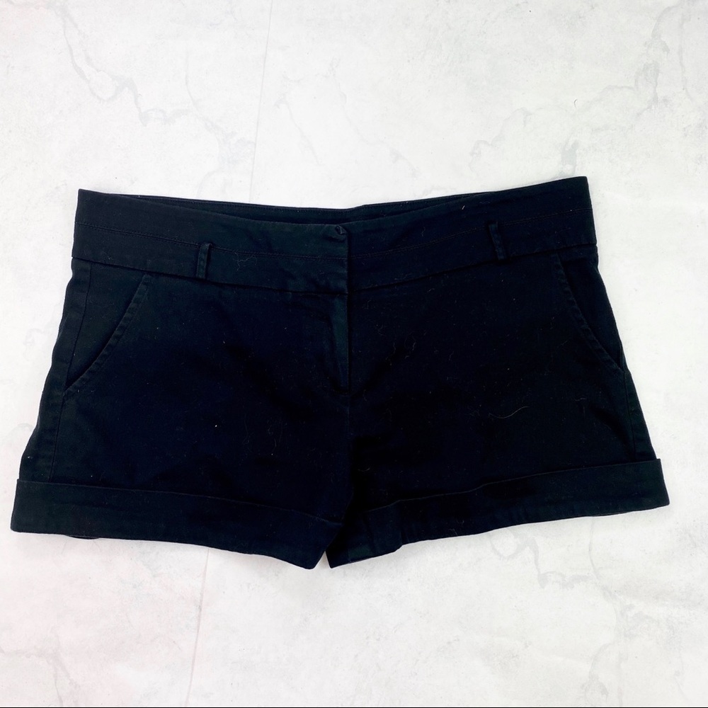 [F21] Classic Black Tailored Shorts